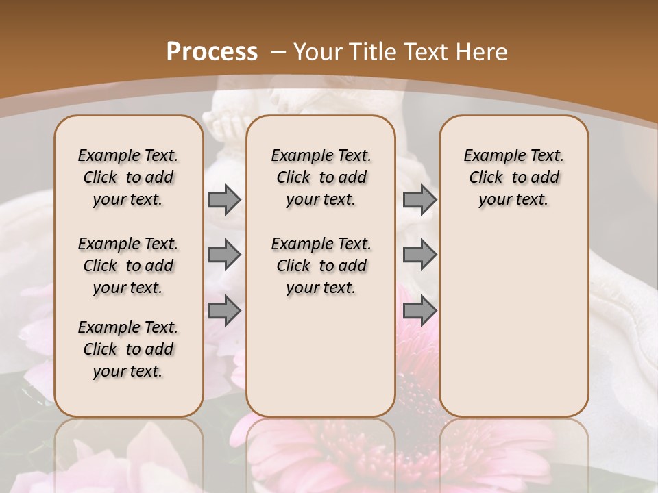 Pink Petals Angel PowerPoint Template