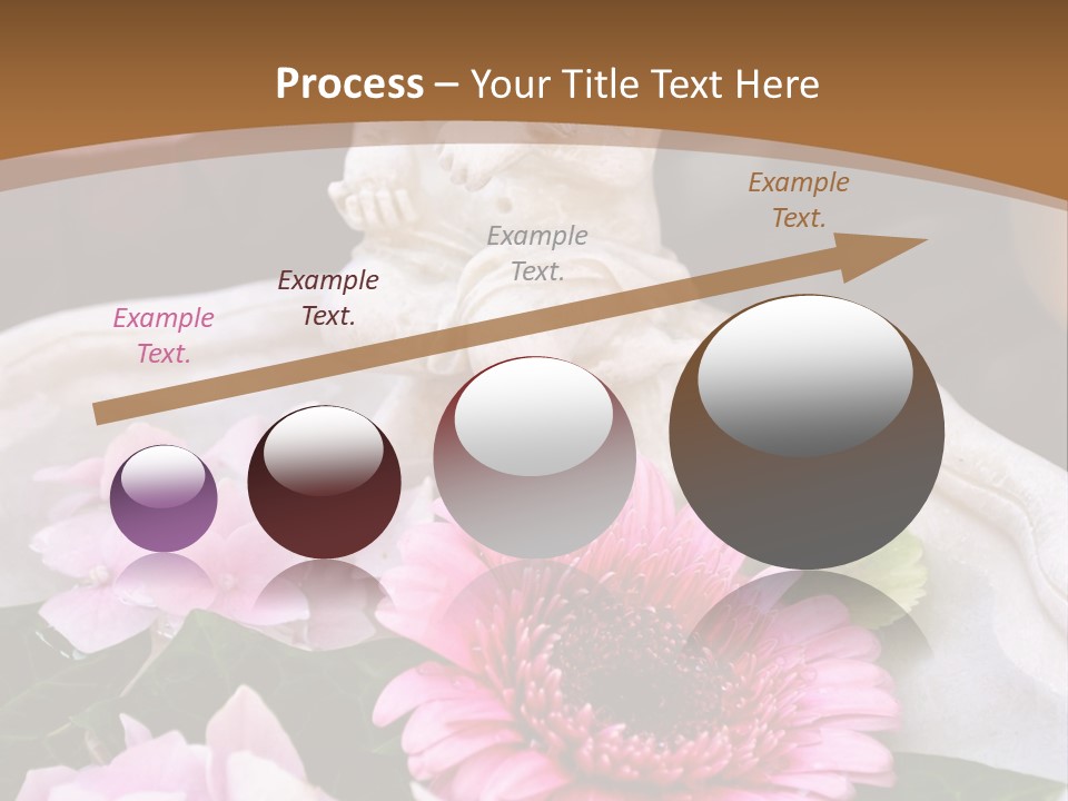 Pink Petals Angel PowerPoint Template