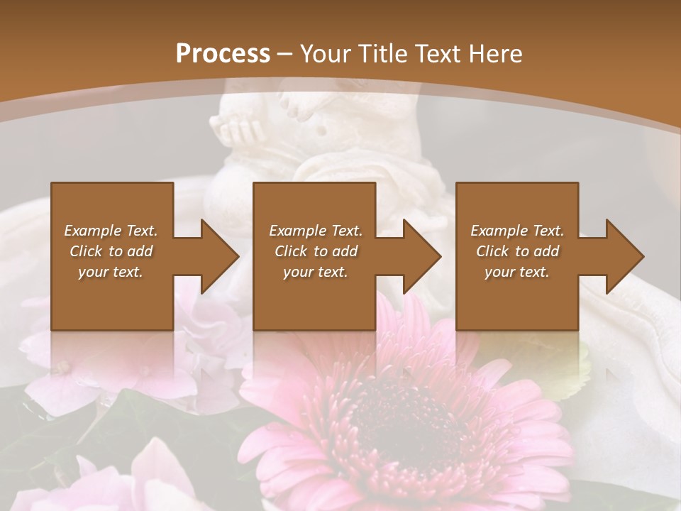 Pink Petals Angel PowerPoint Template
