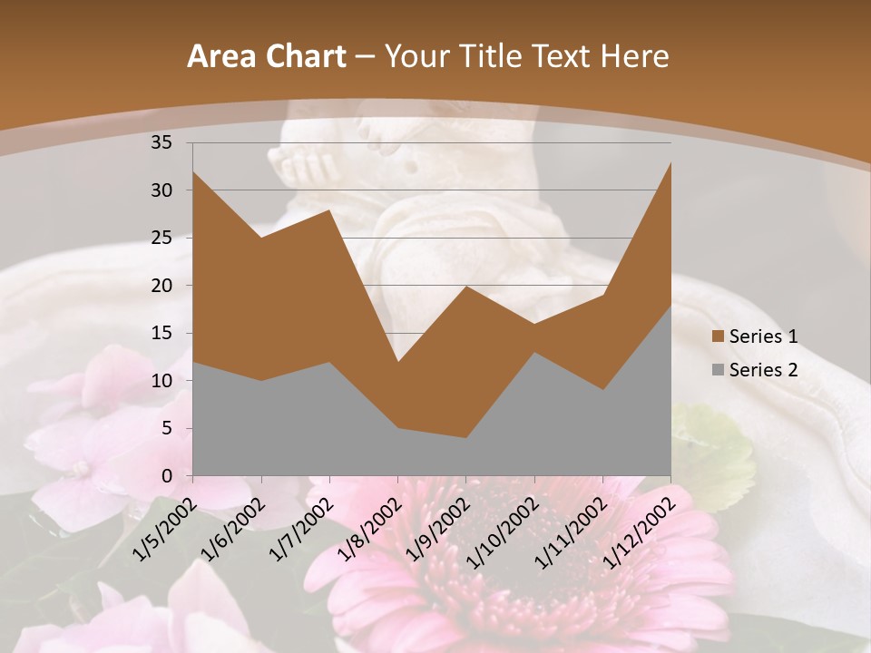Pink Petals Angel PowerPoint Template