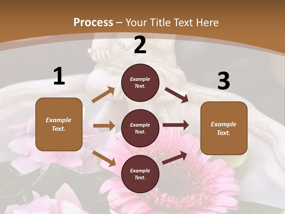 Pink Petals Angel PowerPoint Template