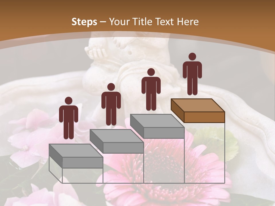 Pink Petals Angel PowerPoint Template