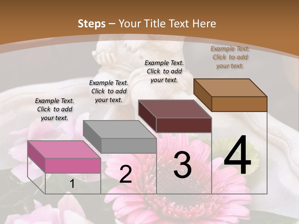 Pink Petals Angel PowerPoint Template