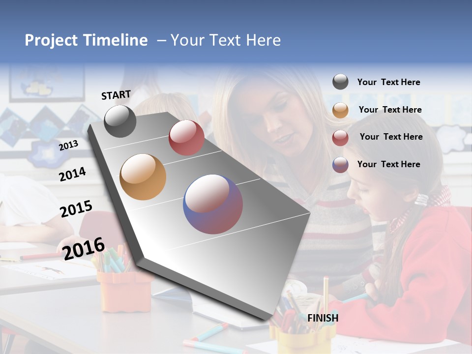 Year Old Inside Teacher PowerPoint Template