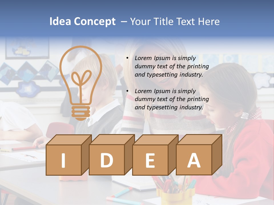 Year Old Inside Teacher PowerPoint Template