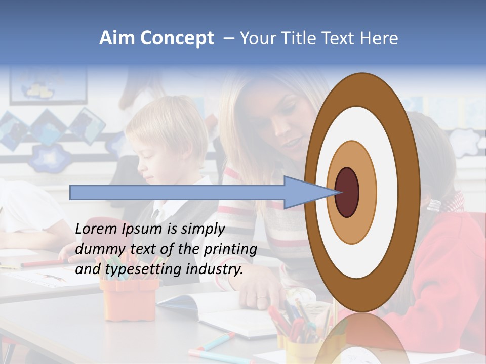 Year Old Inside Teacher PowerPoint Template