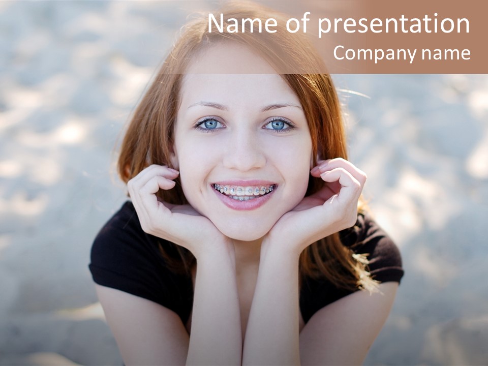 Daughter Female Student PowerPoint Template