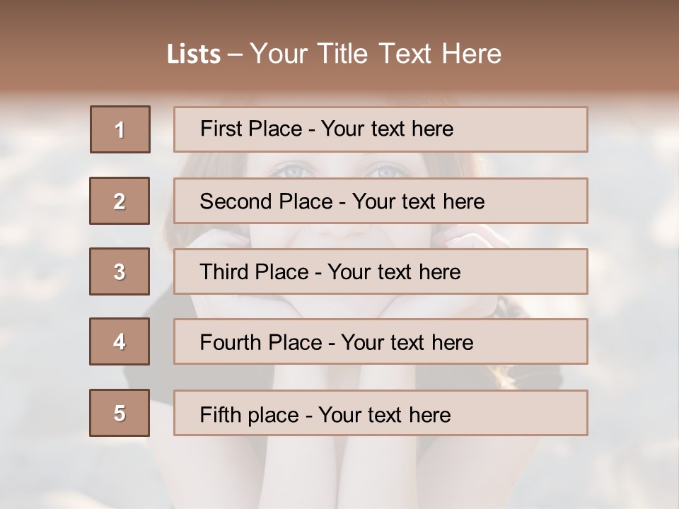 Daughter Female Student PowerPoint Template