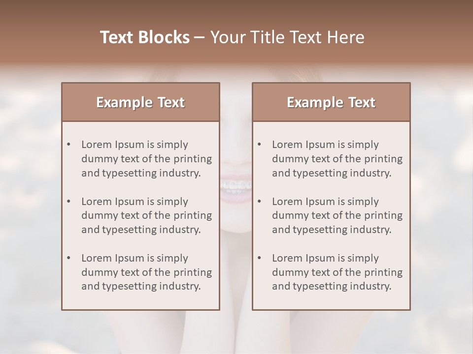 Daughter Female Student PowerPoint Template