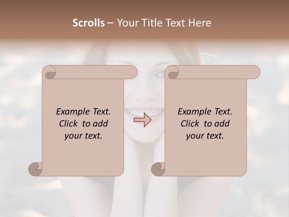 Daughter Female Student PowerPoint Template