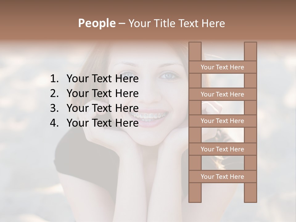 Daughter Female Student PowerPoint Template