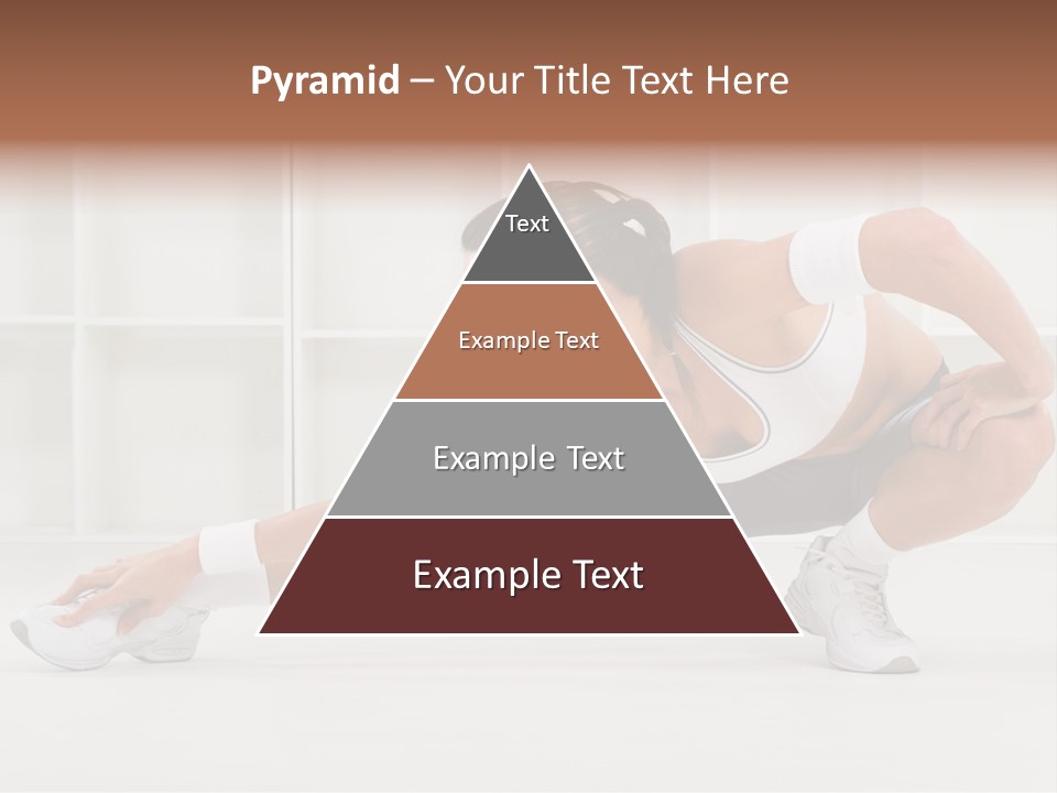 Fitness Beauty Stretch PowerPoint Template