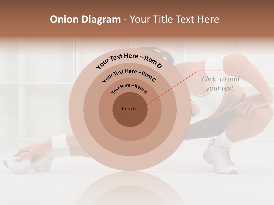 Fitness Beauty Stretch PowerPoint Template