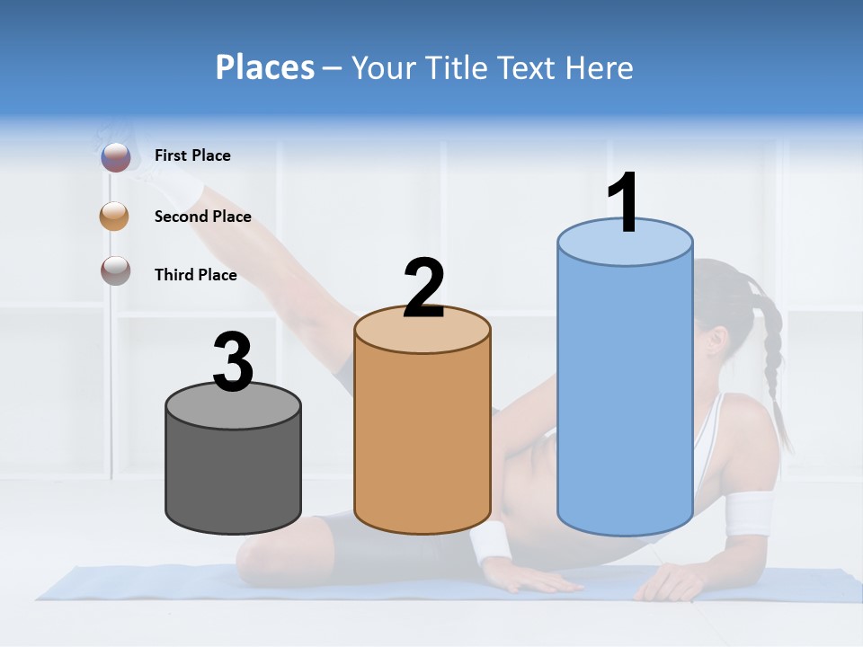 Workout Stretch Trainer PowerPoint Template