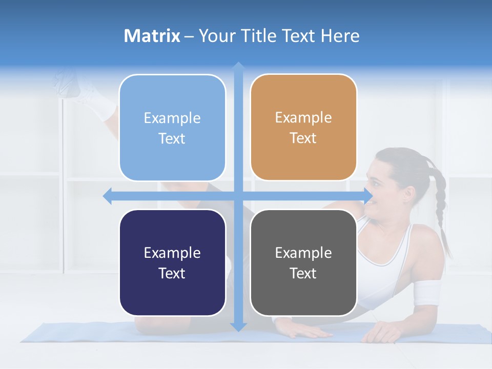 Workout Stretch Trainer PowerPoint Template