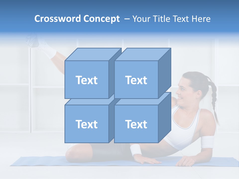 Workout Stretch Trainer PowerPoint Template