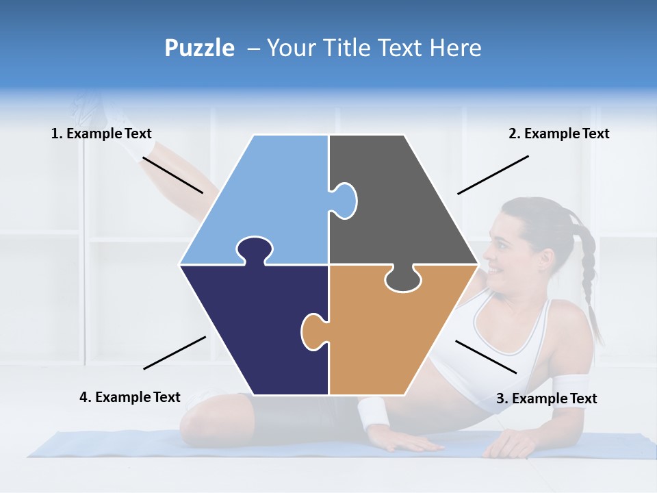 Workout Stretch Trainer PowerPoint Template