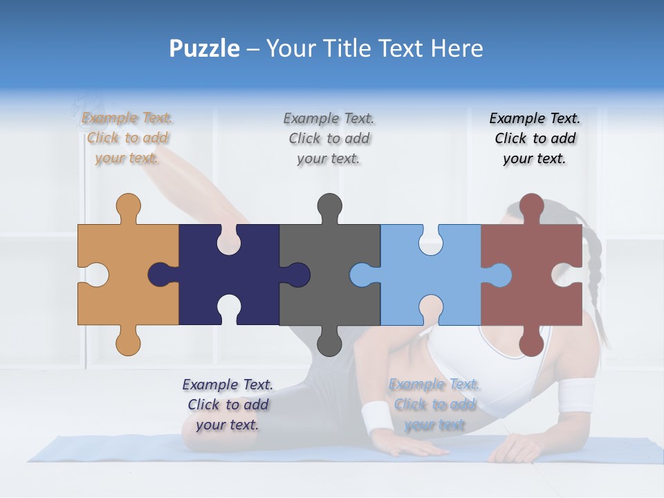 Workout Stretch Trainer PowerPoint Template