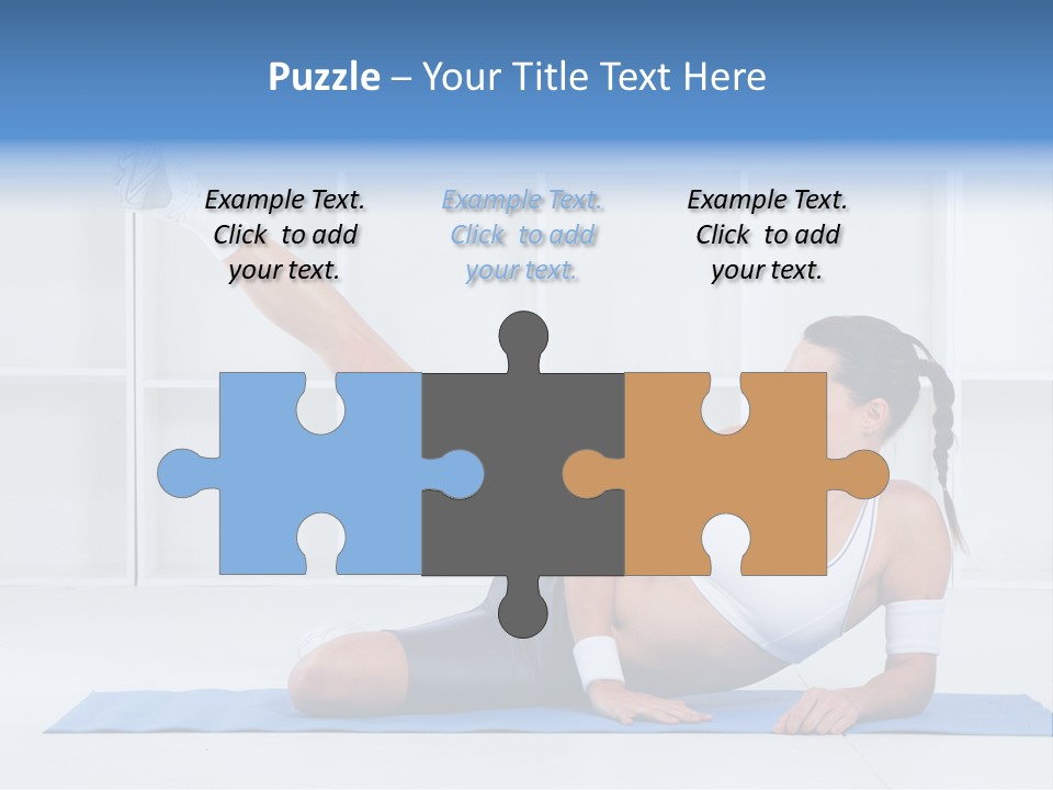 Workout Stretch Trainer PowerPoint Template