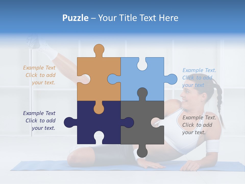 Workout Stretch Trainer PowerPoint Template