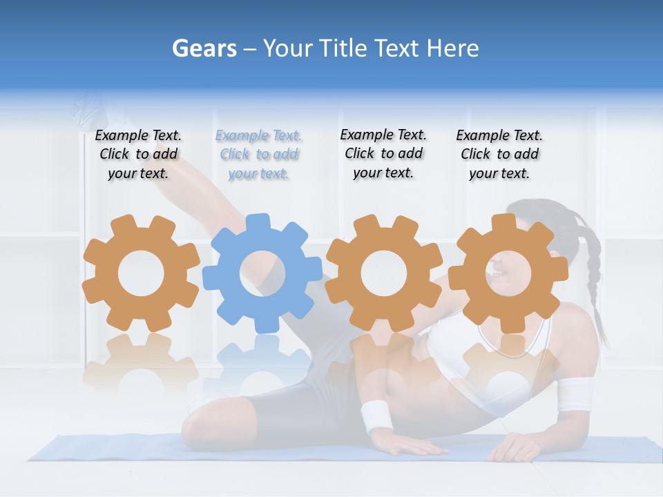 Workout Stretch Trainer PowerPoint Template