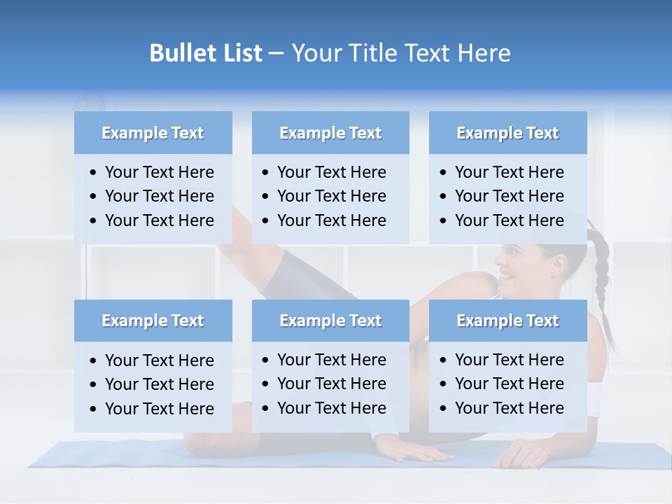 Workout Stretch Trainer PowerPoint Template