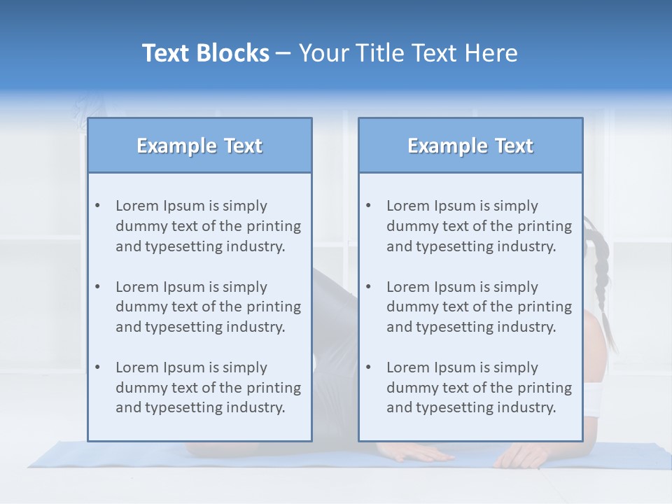 Workout Stretch Trainer PowerPoint Template