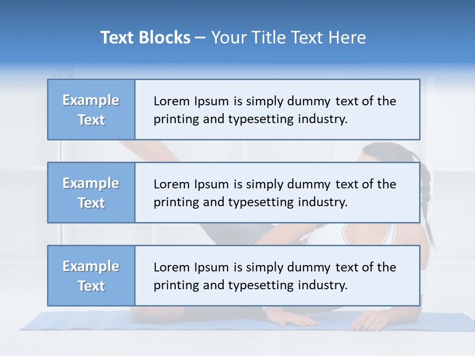 Workout Stretch Trainer PowerPoint Template