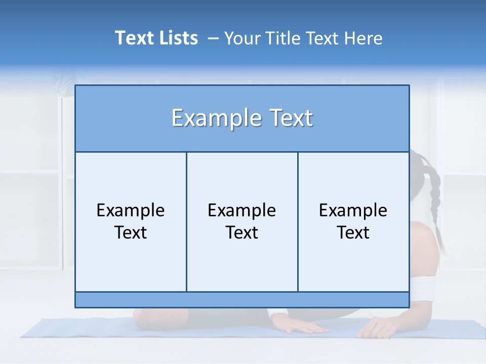 Workout Stretch Trainer PowerPoint Template