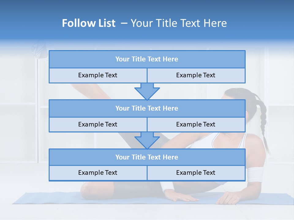 Workout Stretch Trainer PowerPoint Template