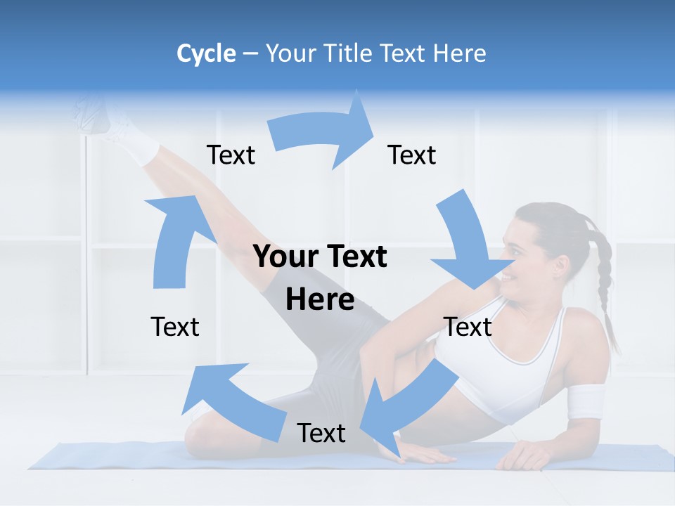 Workout Stretch Trainer PowerPoint Template