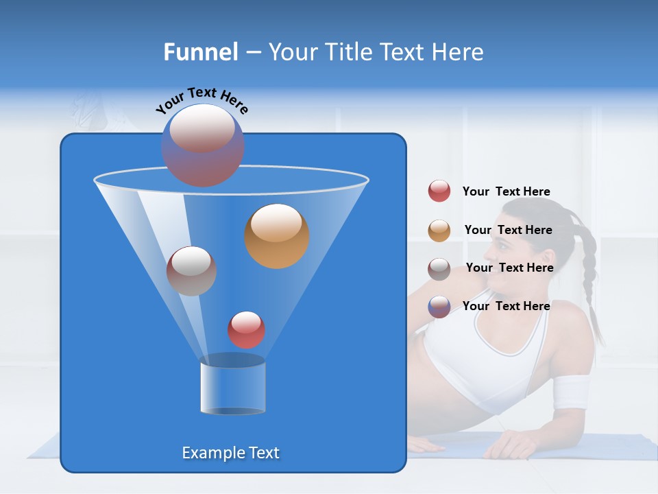 Workout Stretch Trainer PowerPoint Template