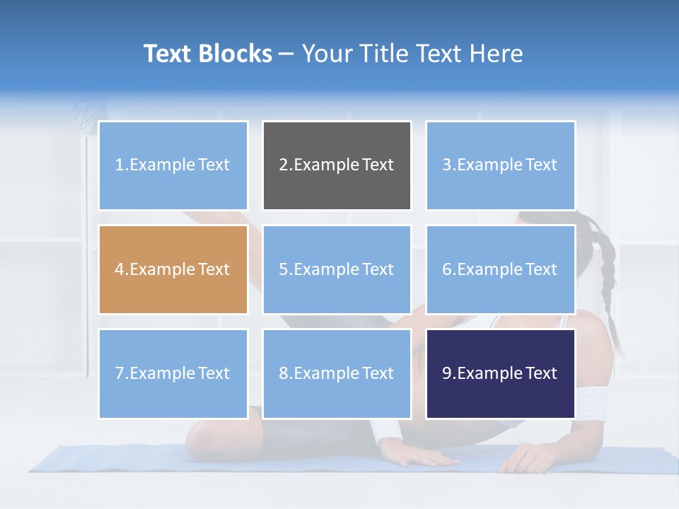 Workout Stretch Trainer PowerPoint Template