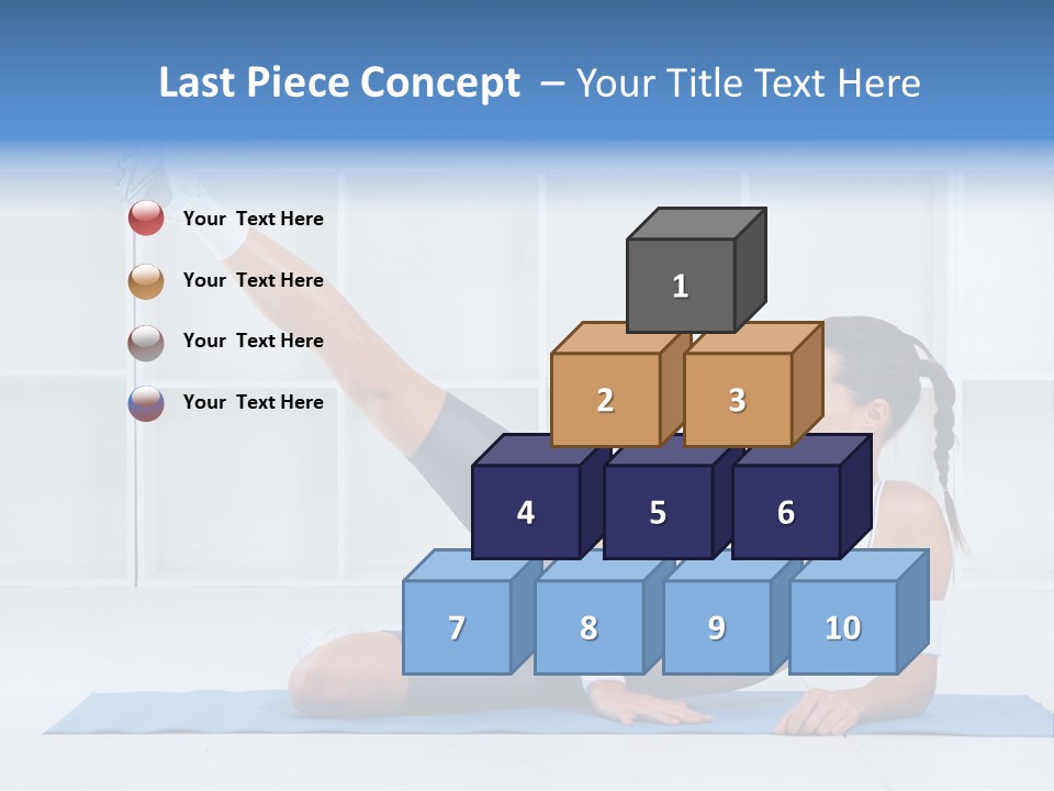 Workout Stretch Trainer PowerPoint Template