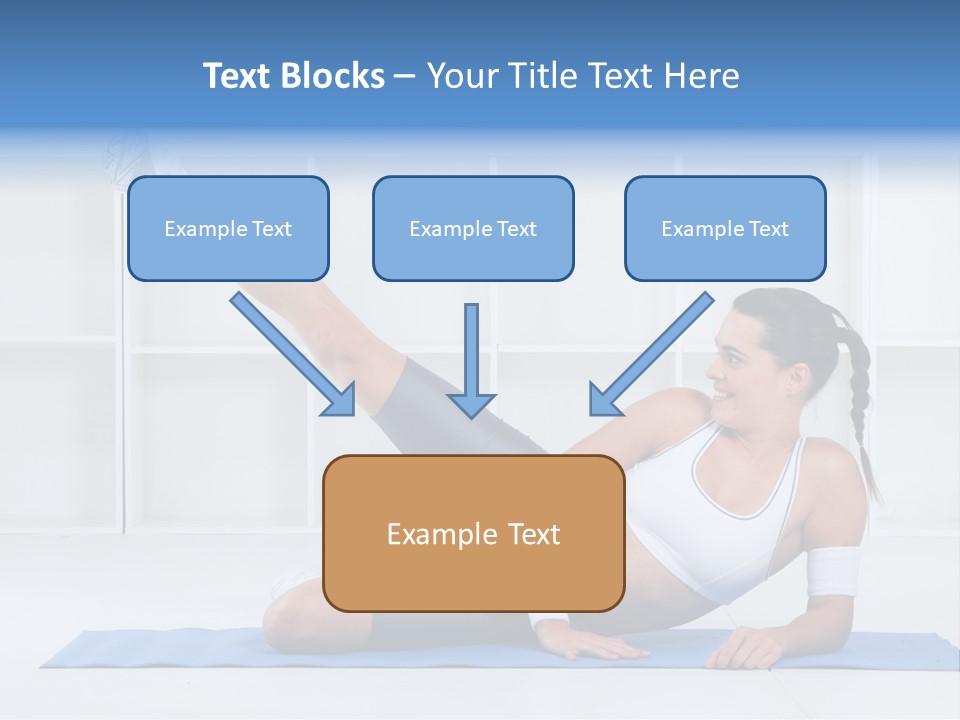Workout Stretch Trainer PowerPoint Template
