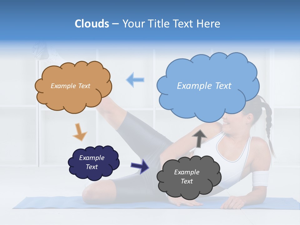 Workout Stretch Trainer PowerPoint Template