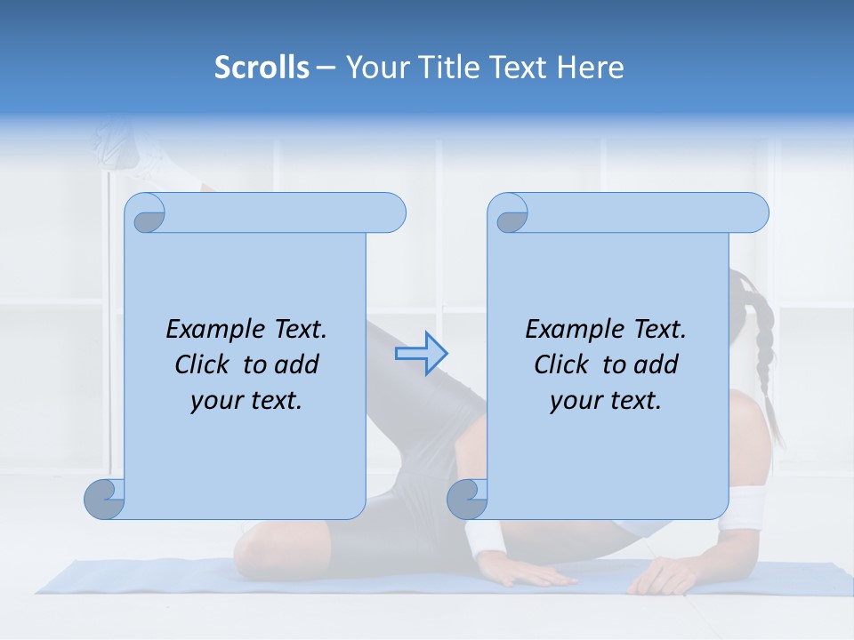 Workout Stretch Trainer PowerPoint Template