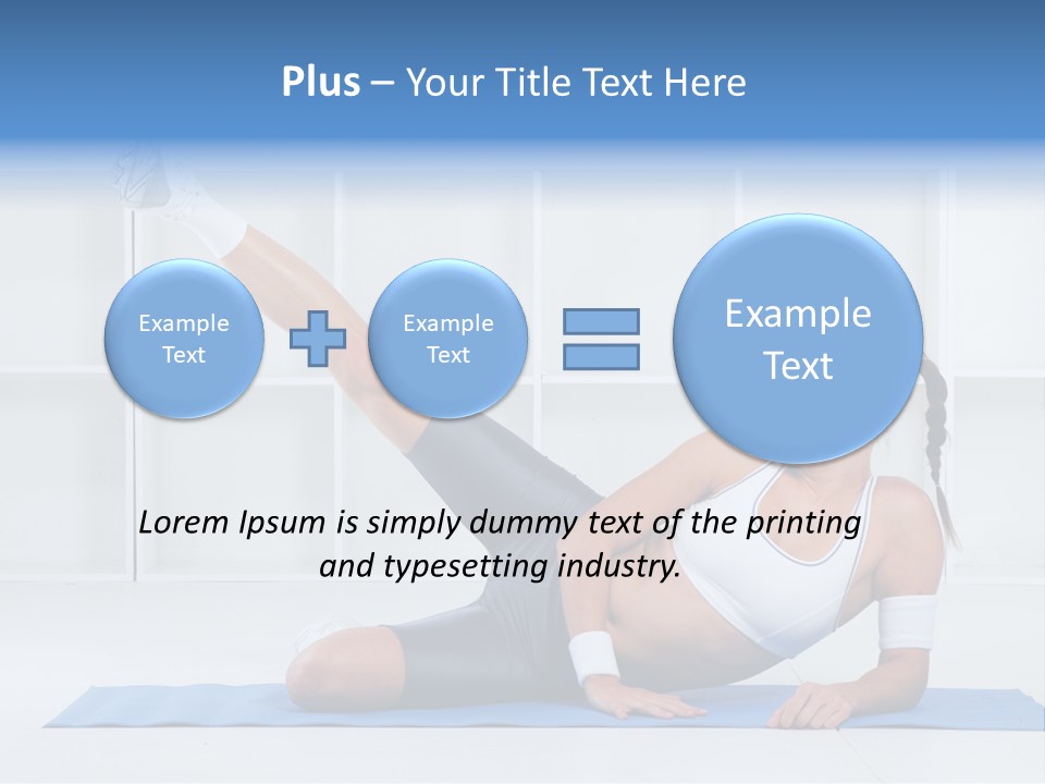 Workout Stretch Trainer PowerPoint Template