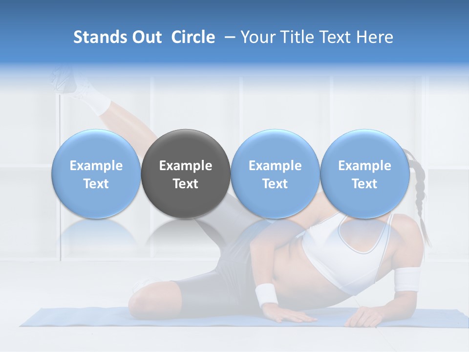 Workout Stretch Trainer PowerPoint Template