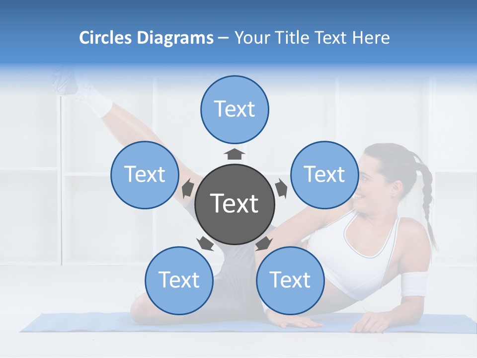 Workout Stretch Trainer PowerPoint Template