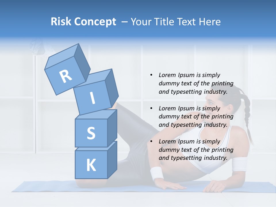 Workout Stretch Trainer PowerPoint Template