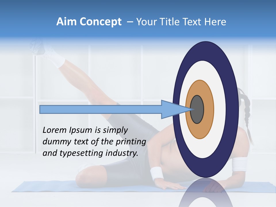 Workout Stretch Trainer PowerPoint Template