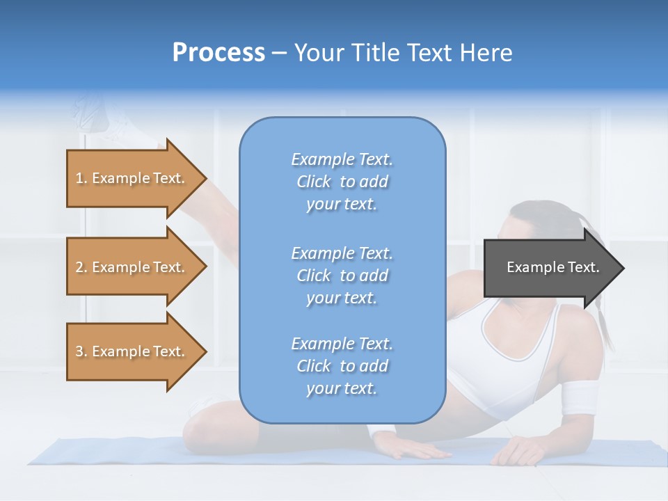 Workout Stretch Trainer PowerPoint Template