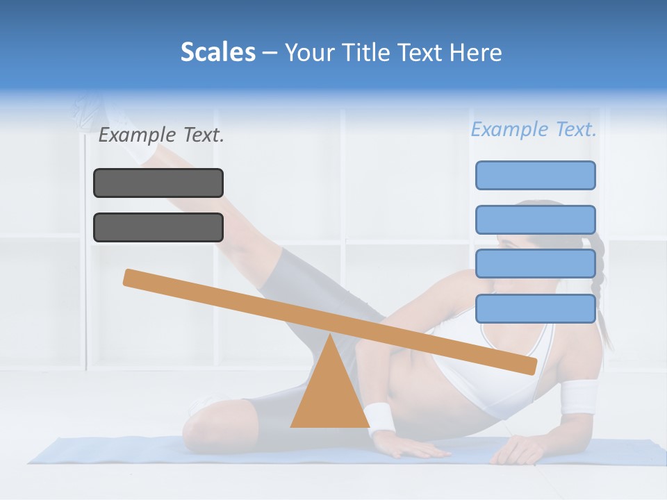 Workout Stretch Trainer PowerPoint Template