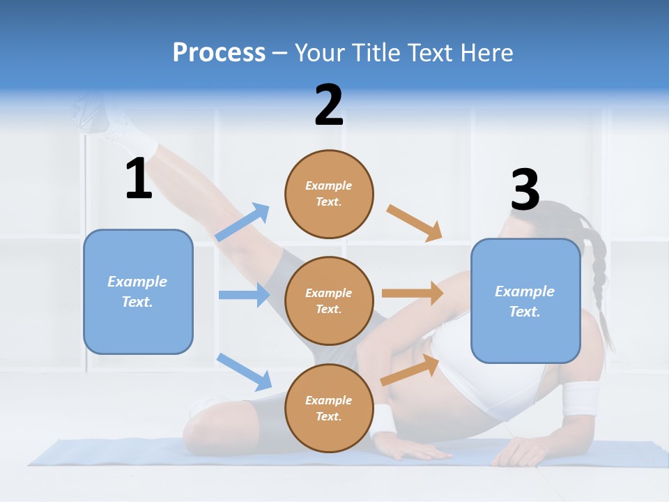 Workout Stretch Trainer PowerPoint Template