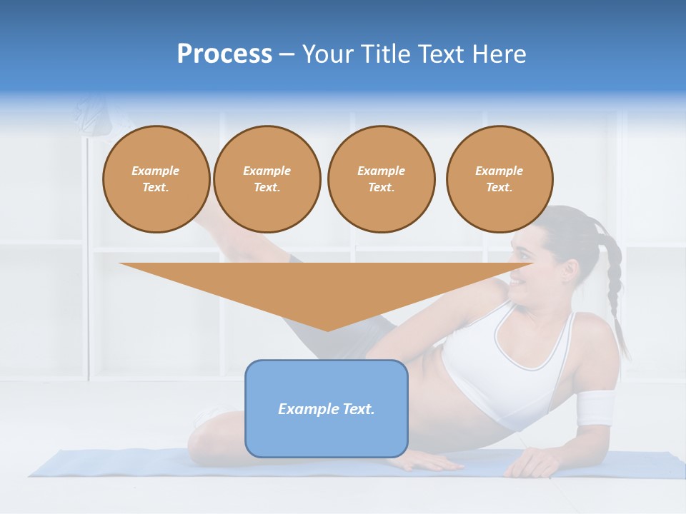 Workout Stretch Trainer PowerPoint Template