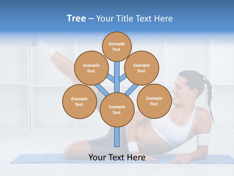 Workout Stretch Trainer PowerPoint Template