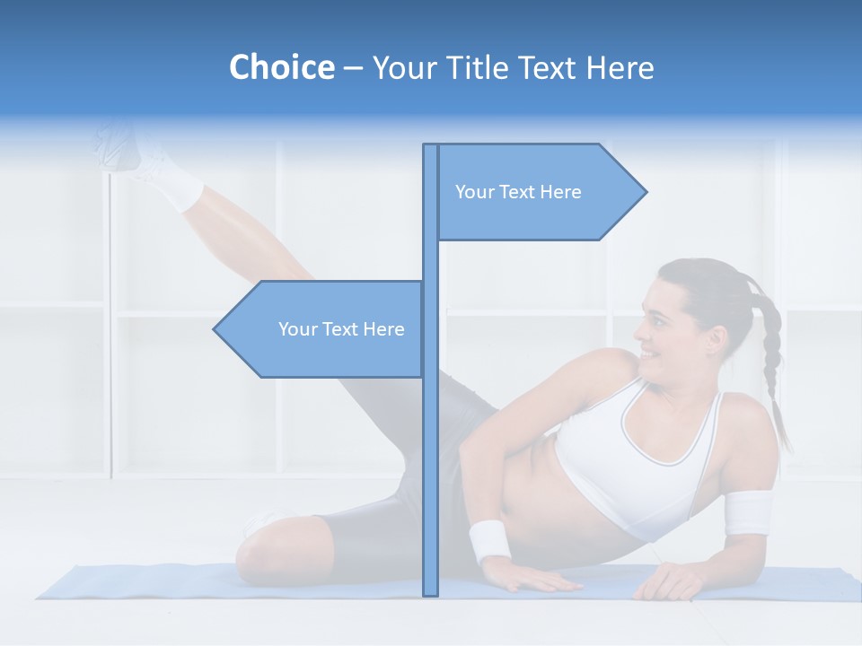 Workout Stretch Trainer PowerPoint Template