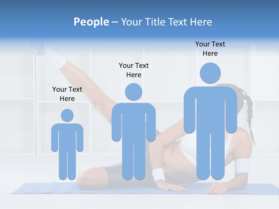 Workout Stretch Trainer PowerPoint Template