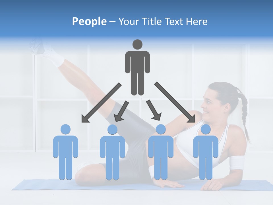 Workout Stretch Trainer PowerPoint Template